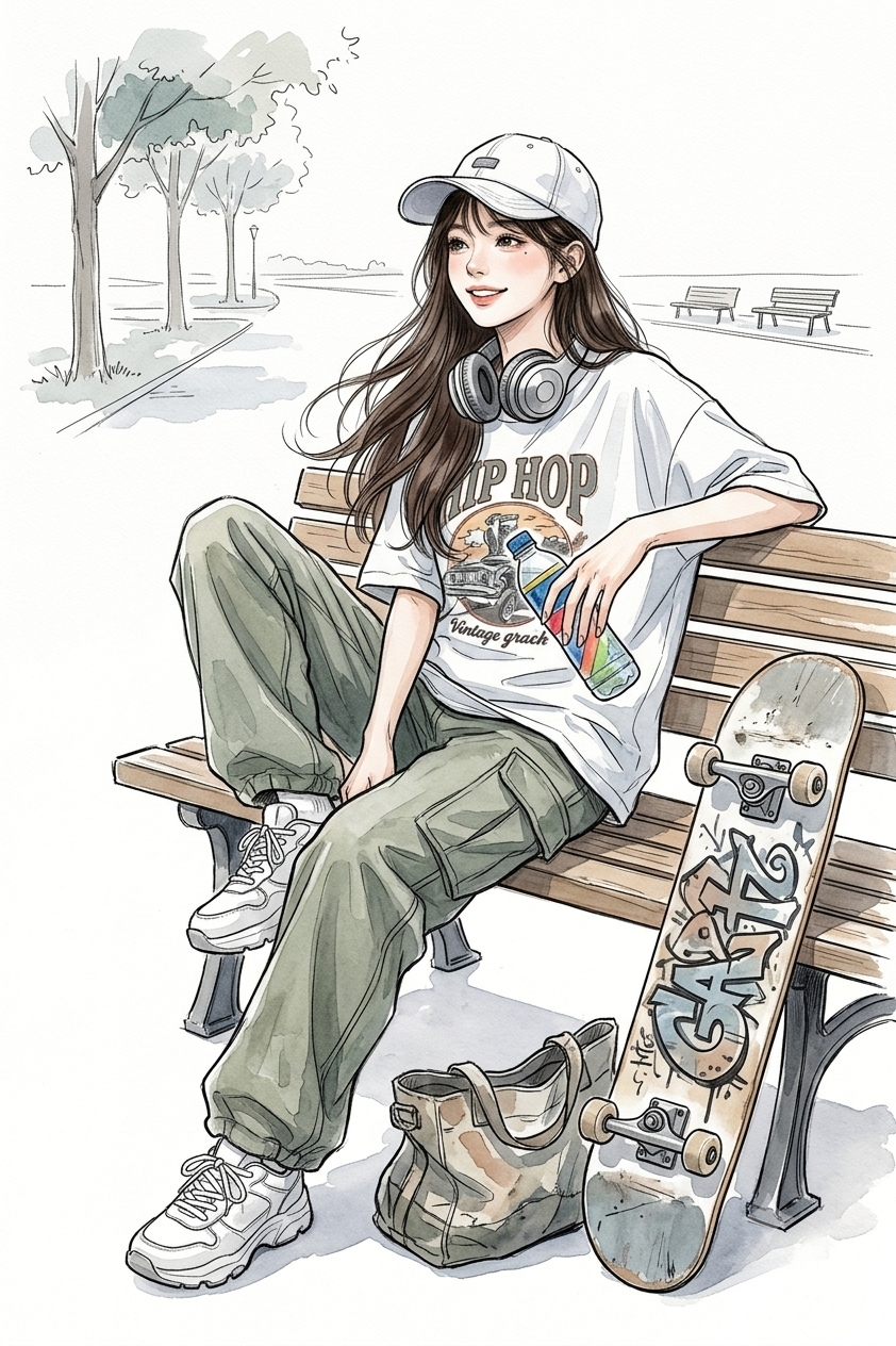 插畫風